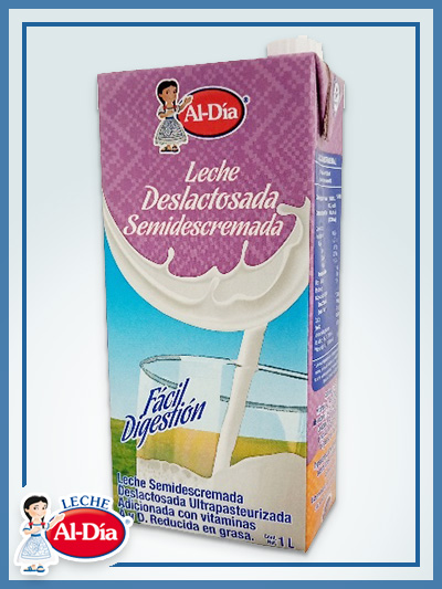 Leche UHT Semidescremada Deslactosada 1 L