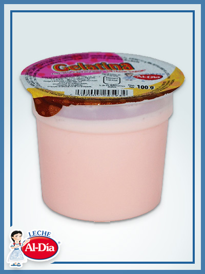 GELATINA DE LECHE SABOR FRESA