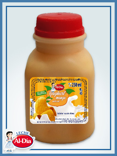 YOGHURT CREMOSO MANGO 250 g GARRAFA